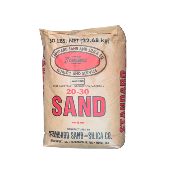 Arena silica saco 50 libras