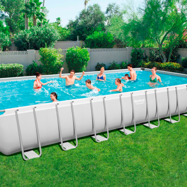 PISCINA BESTWAY 9.56×4.88×1.32M con bomba (Modelo 56625)